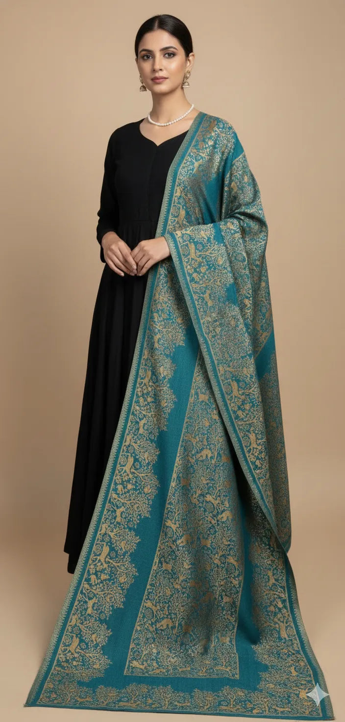 Reversible Moonlight Unisex Stoles With Curated Box Packaging