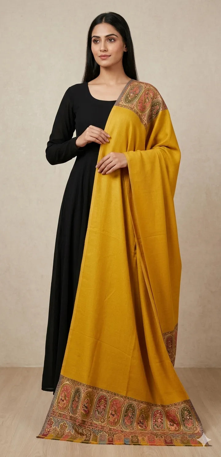 Reversible Pashmina Unisex Stoles With Curated Box Packaging