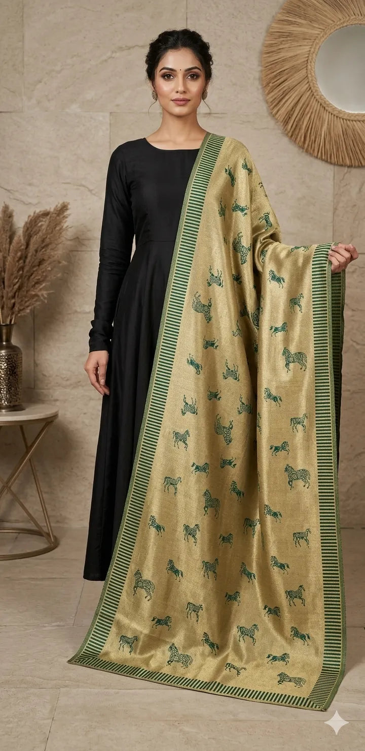 Reversible Pashmina Unisex Stoles With Curated Box Packaging