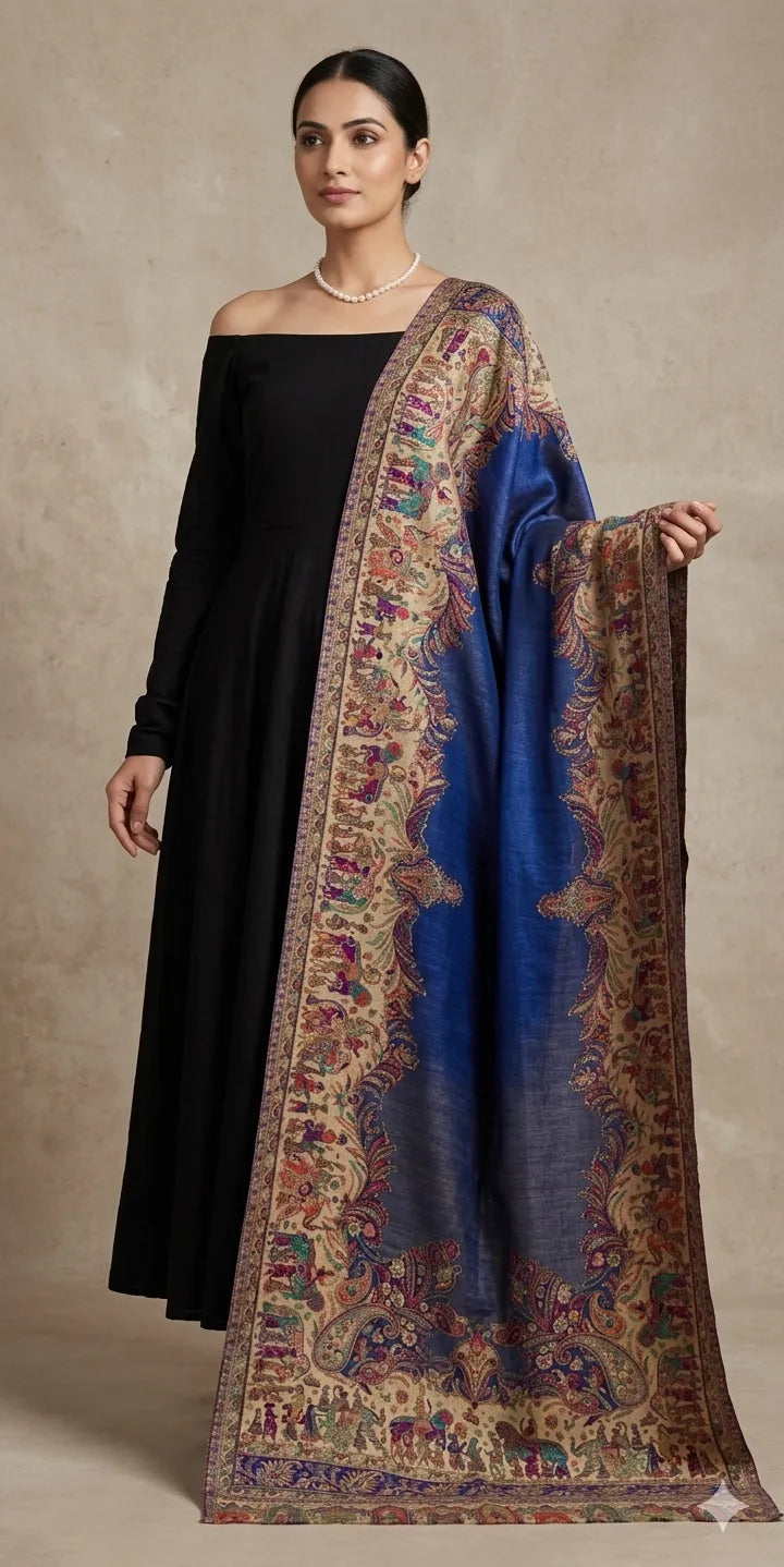 Reversible Moonlight Unisex Shawls With Curated Box Packaging