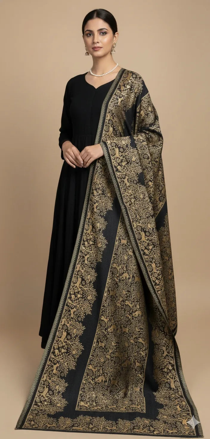 Reversible Moonlight Unisex Stoles With Curated Box Packaging