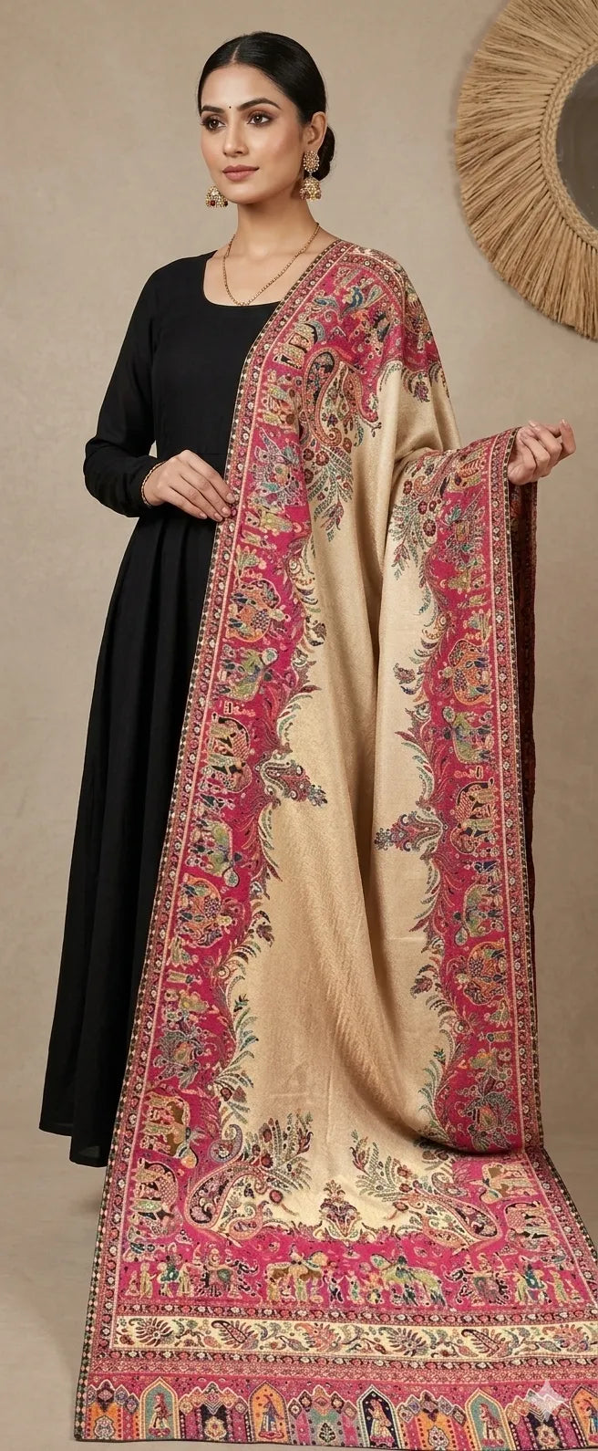 Reversible Moonlight Unisex Shawls With Curated Box Packaging