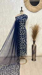 Gilded Mosaic Georgette Unstitched Suit