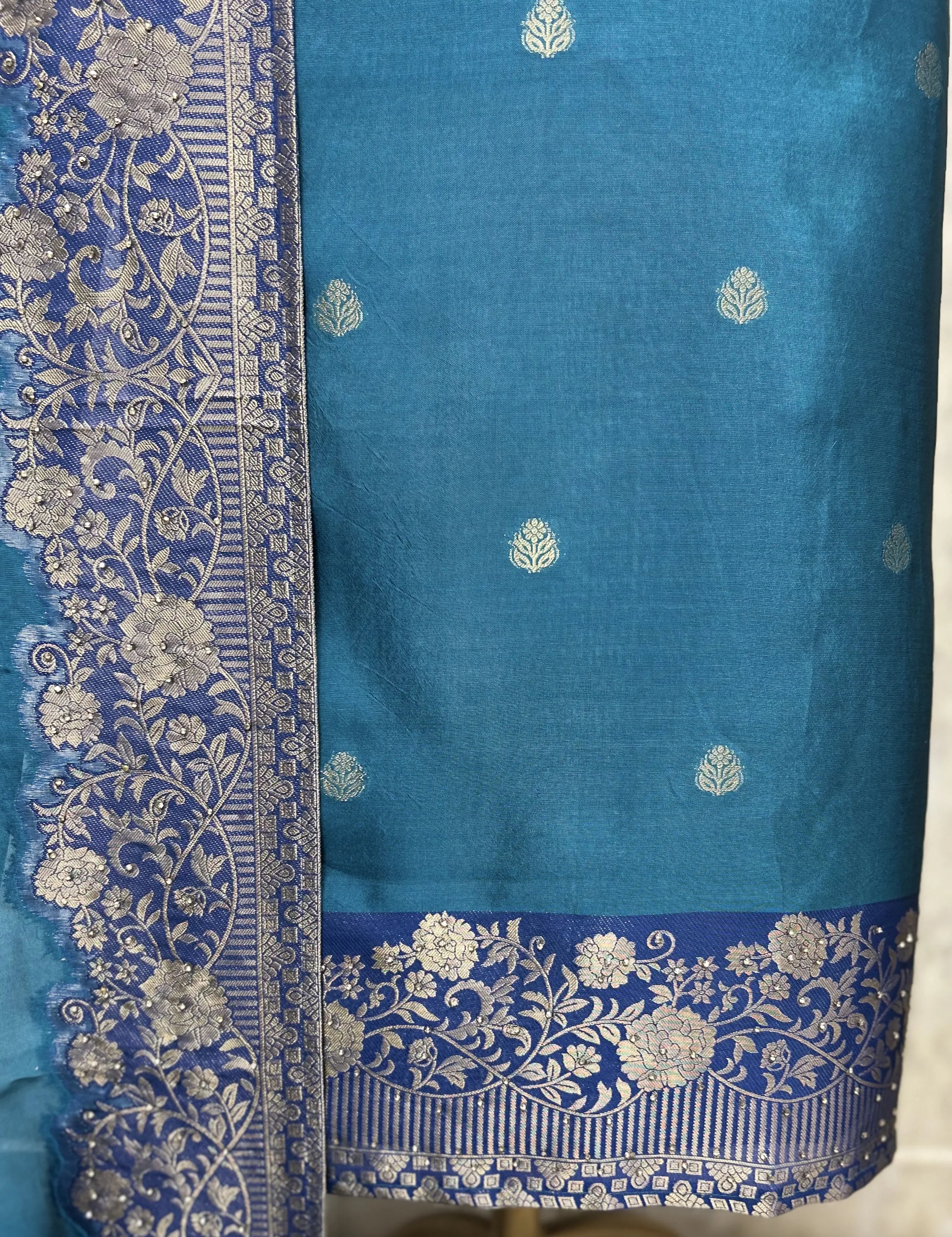 Regal Kanjivaram Heritage Unstitched Suit