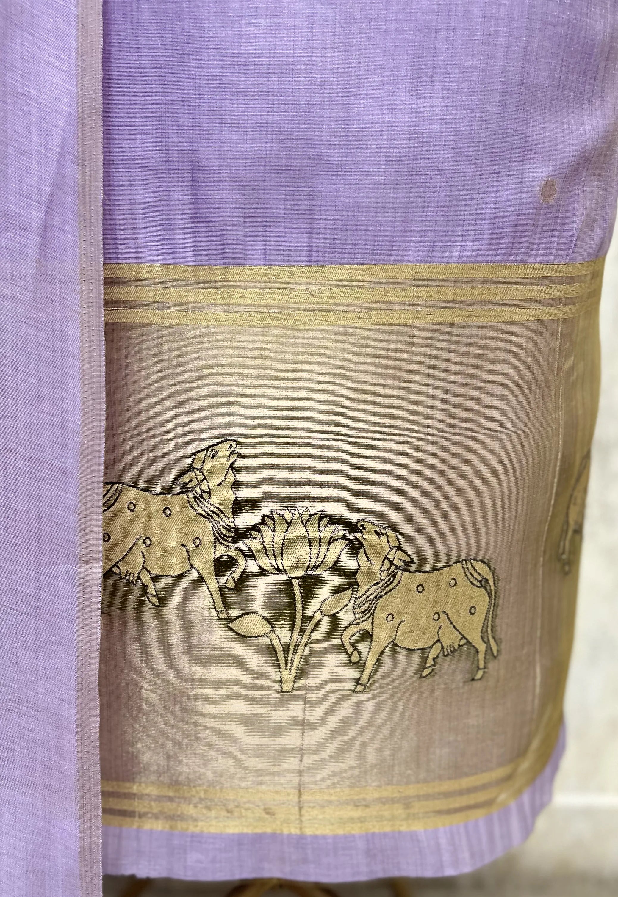 Subtle Elegance Jamdani Linen Unstitched Suits