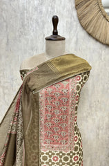 Heritage Mosaic Maheshwari Unstitched Suit