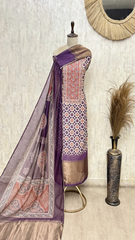 Heritage Mosaic Maheshwari Unstitched Suit
