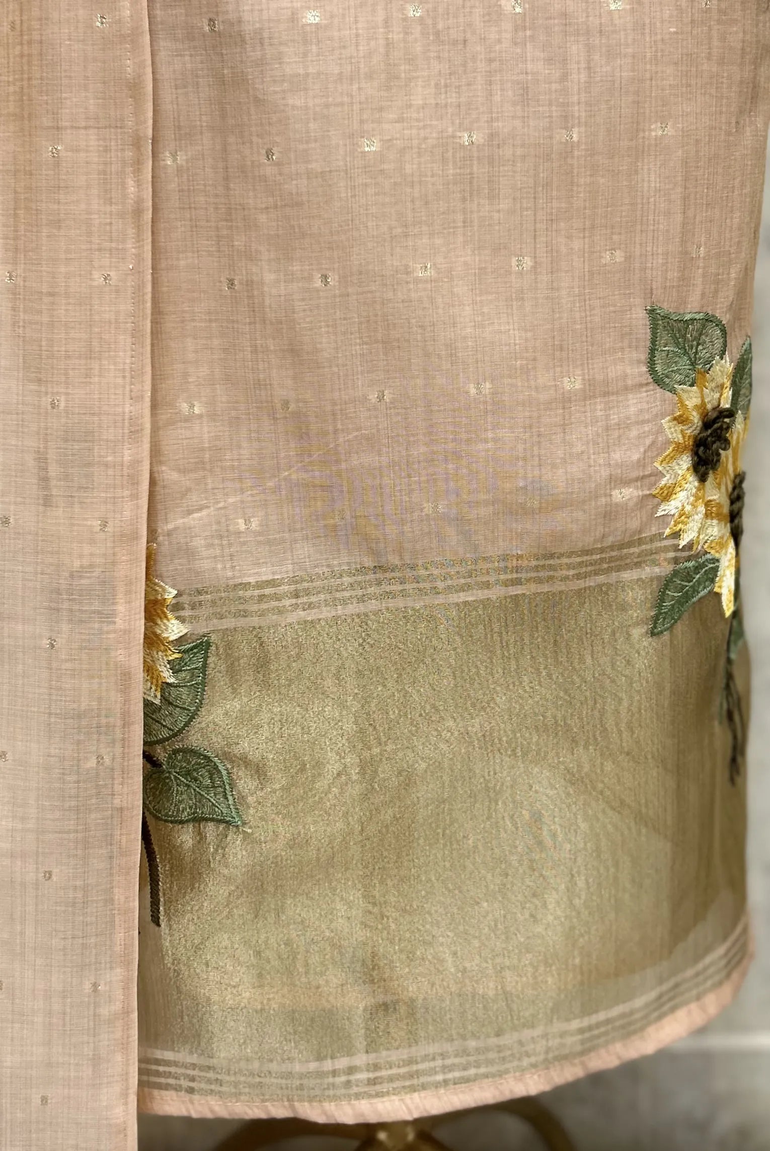 Nature's Weave Jamdani Unstitched Suit