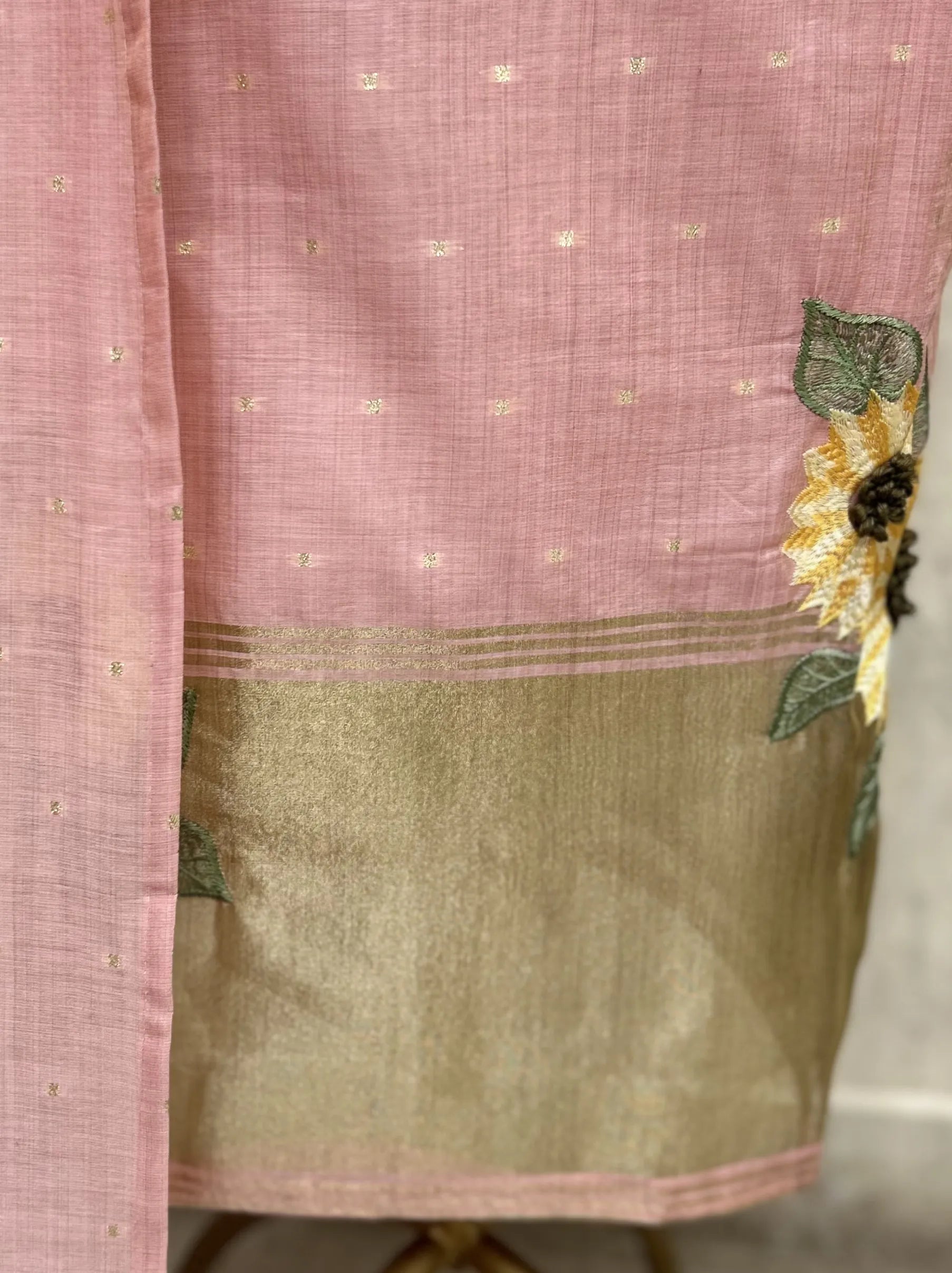 Nature's Weave Jamdani Unstitched Suit