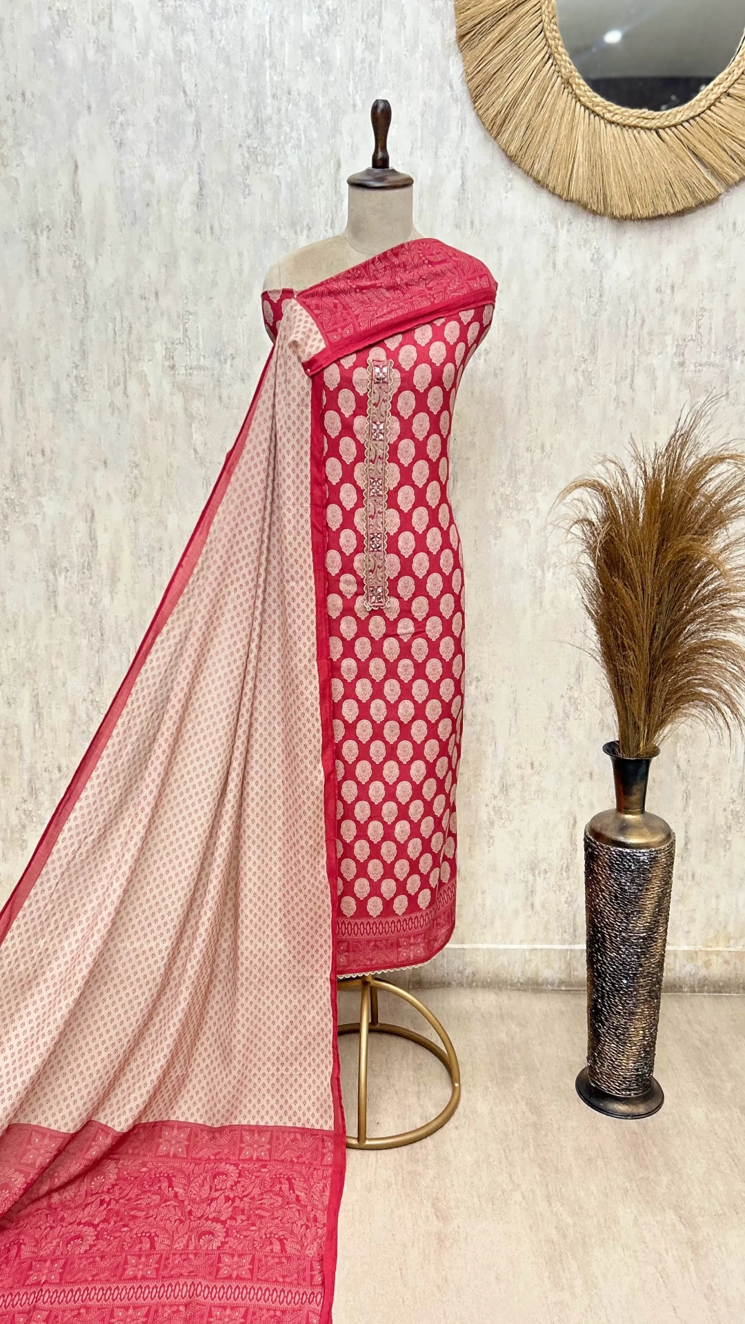 Rosewood Buti Mul Cotton Unstitched Suit