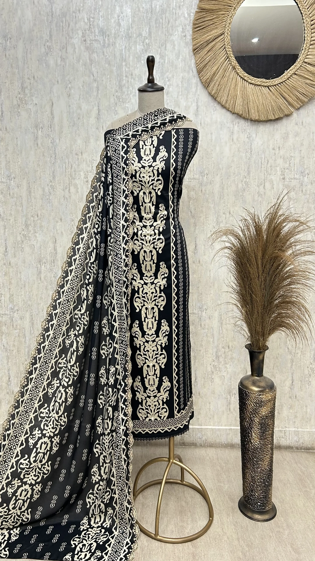 Cotton Royal Festive Unstitched Suit