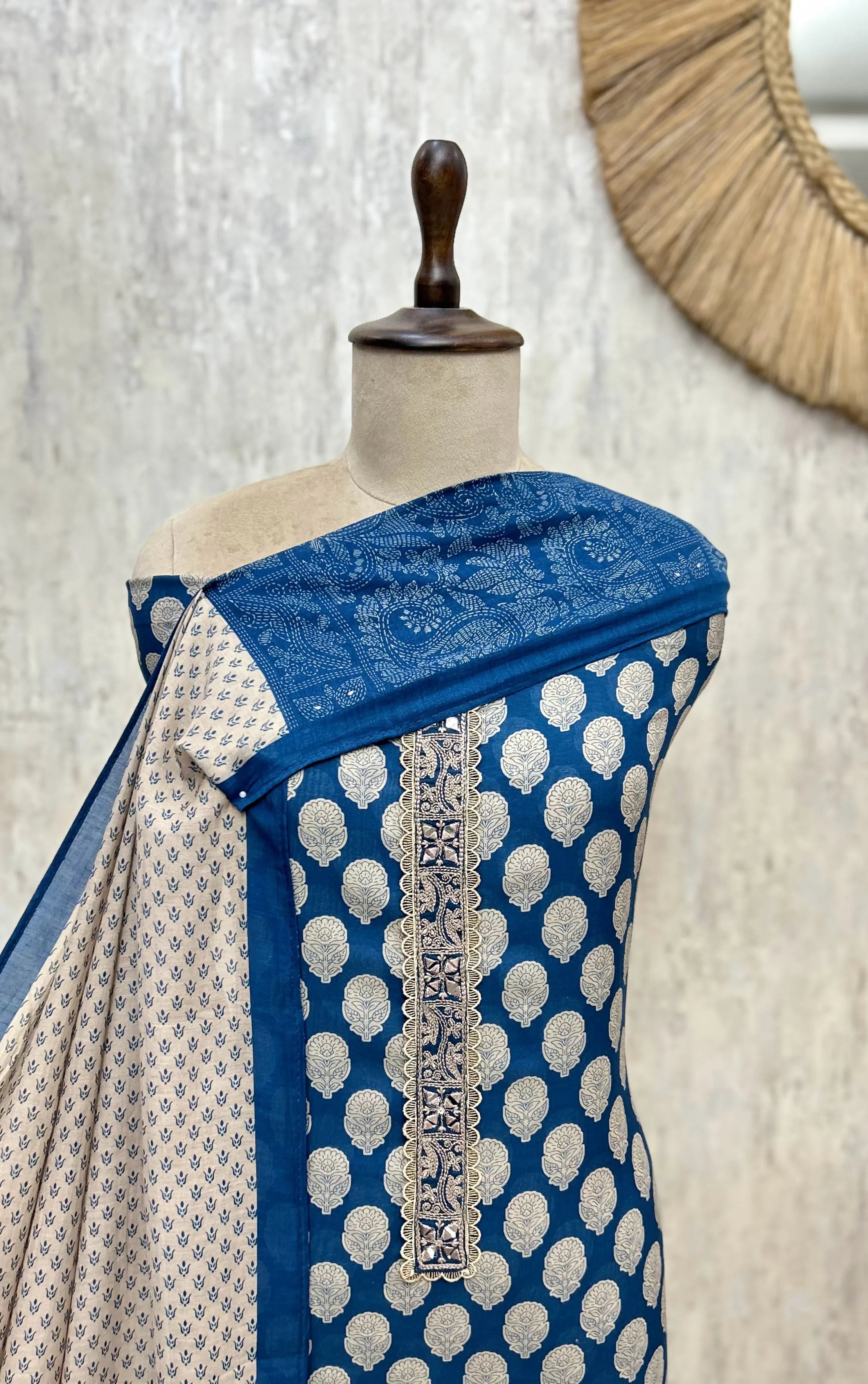 Rosewood Buti Mul Cotton Unstitched Suit