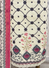 Rustic Pattern Grace Linen Unstitched Suit