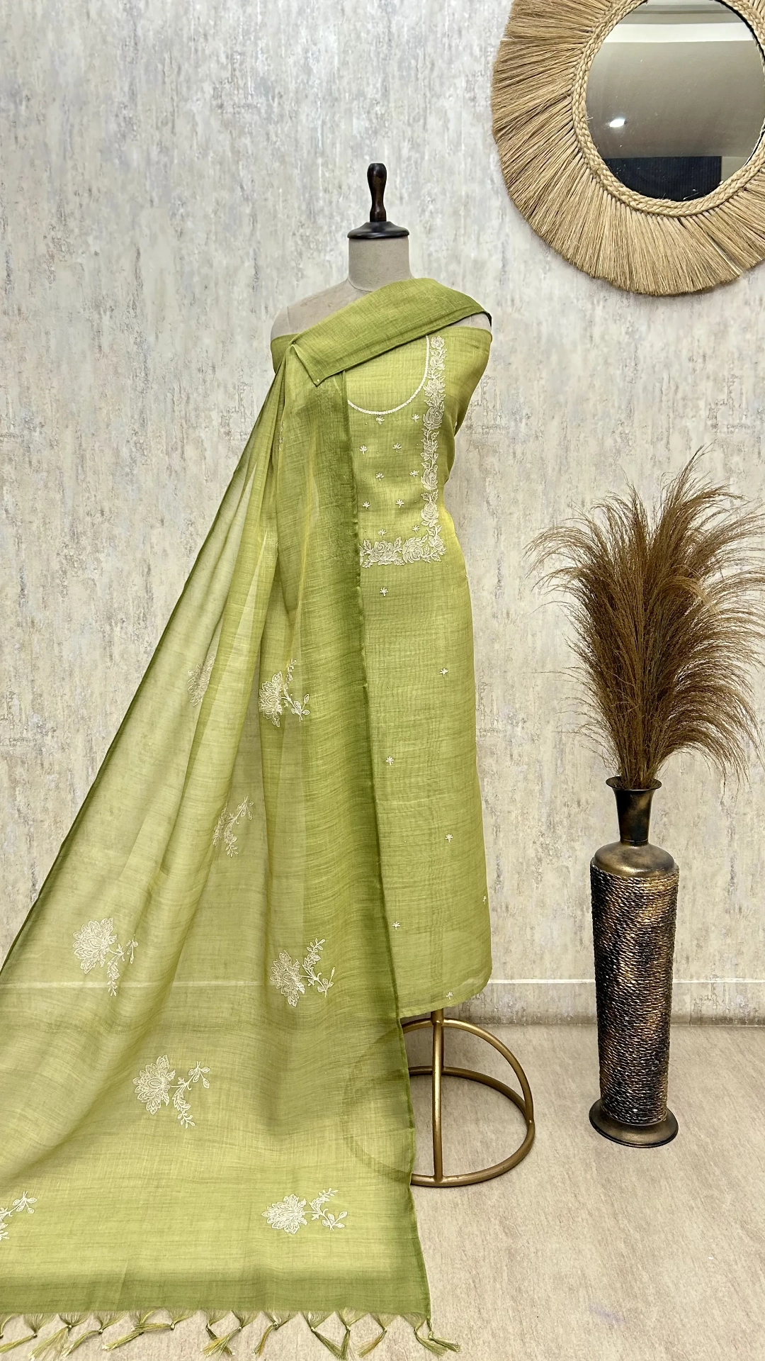 Spring Charm Tissue linen Unstitched Suit
