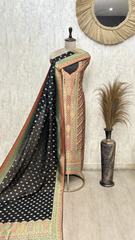 Gulnaar Grace Fine Silk Unstitched Suit