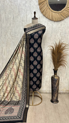 Traditional Tree Print Maheshwari Cotton Unstitched Suit