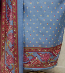 Soft Mul Cotton Embroidered Unstitched Suit