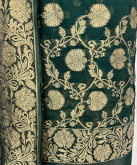 Heritage Woven Elegance Khadi Georgette Unstitched Suits