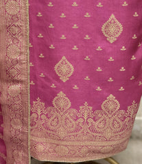 Elegant Heritage Dola Silk Unstitched Suit