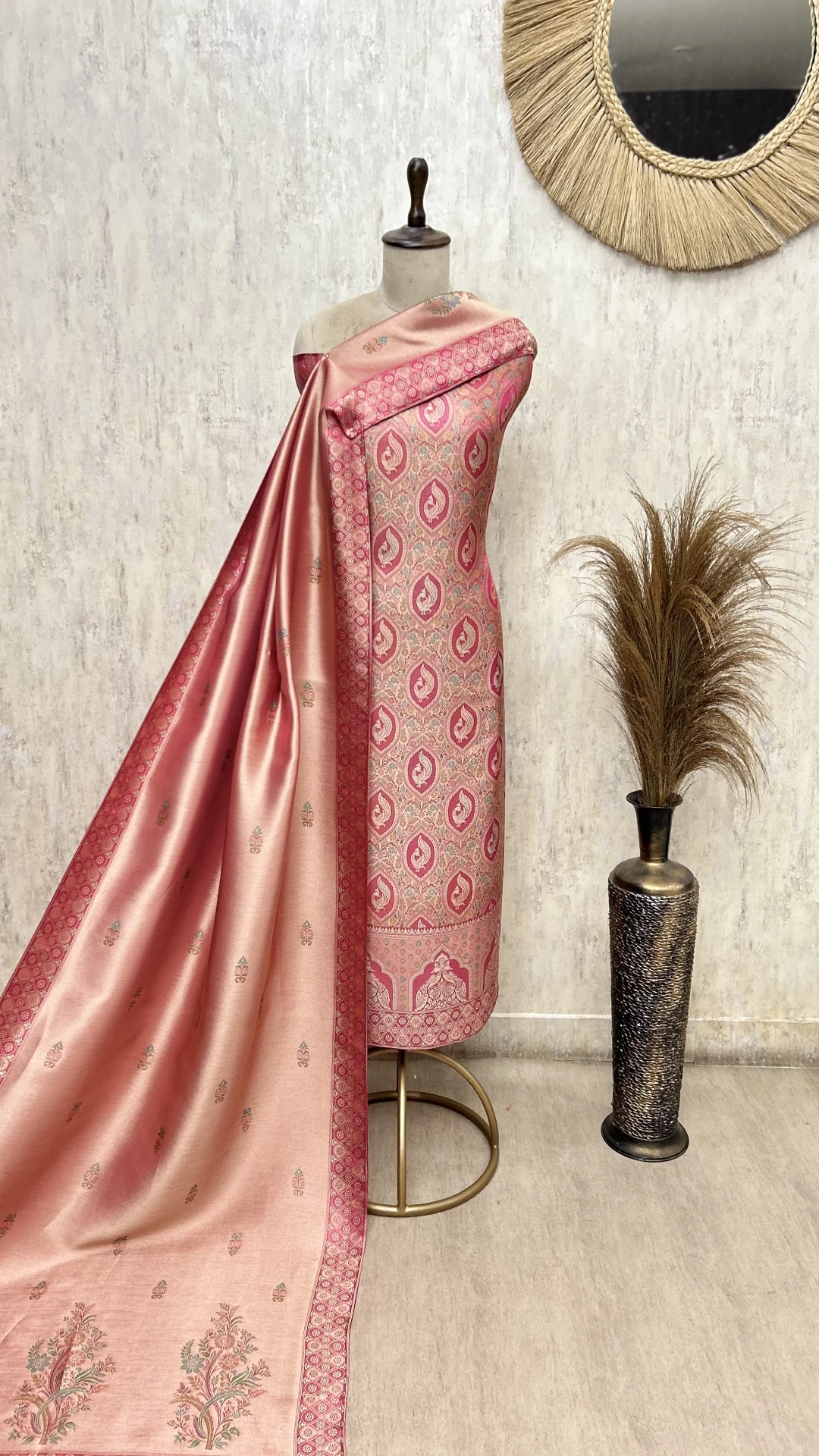 Noorika Brocade Silk Unstitched Suit