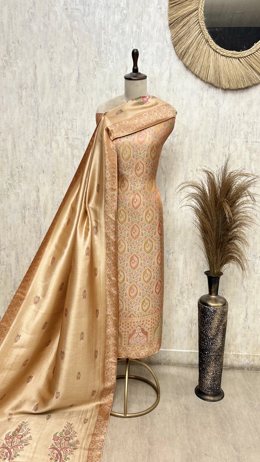 Noorika Brocade Silk Unstitched Suit