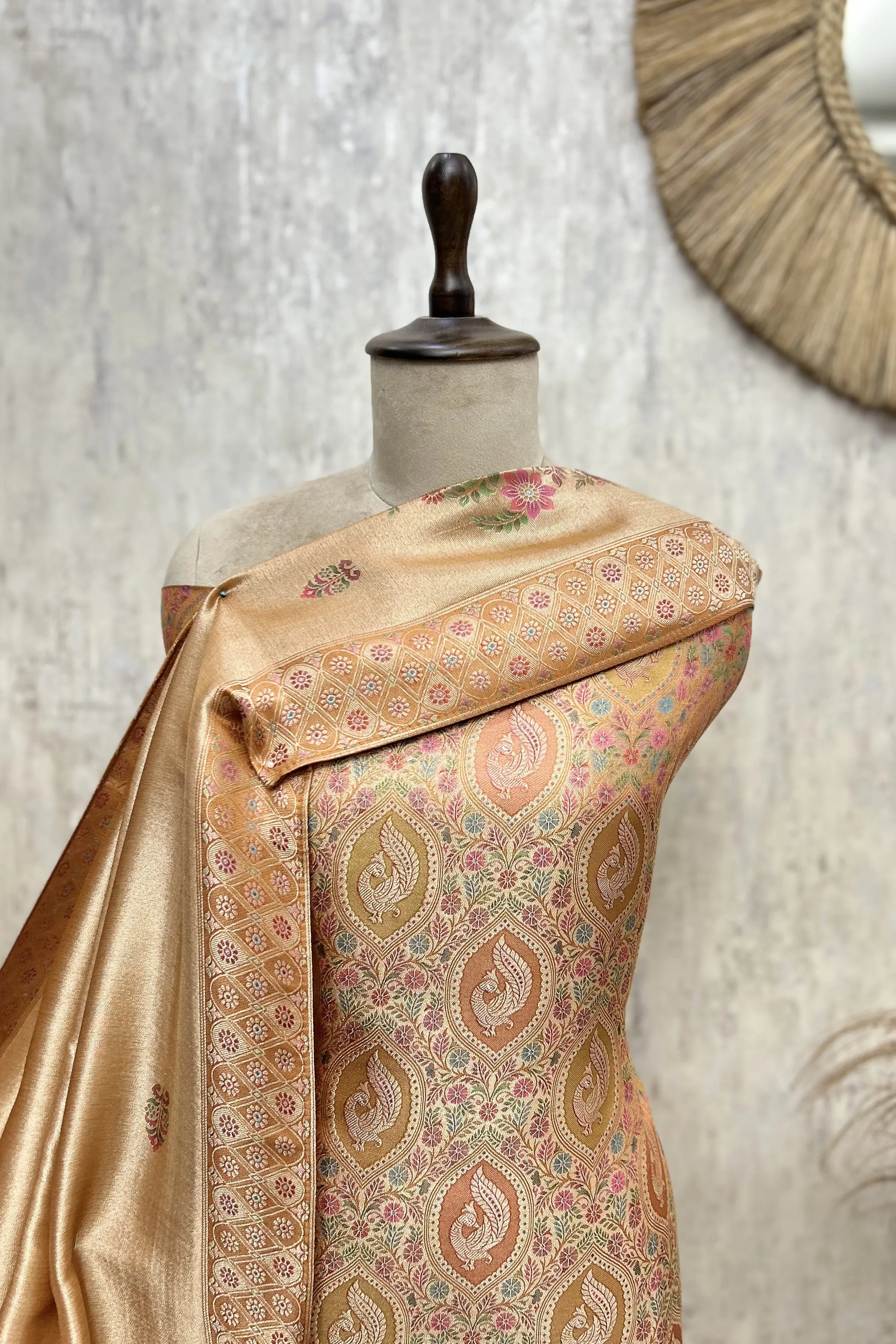 Noorika Brocade Silk Unstitched Suit