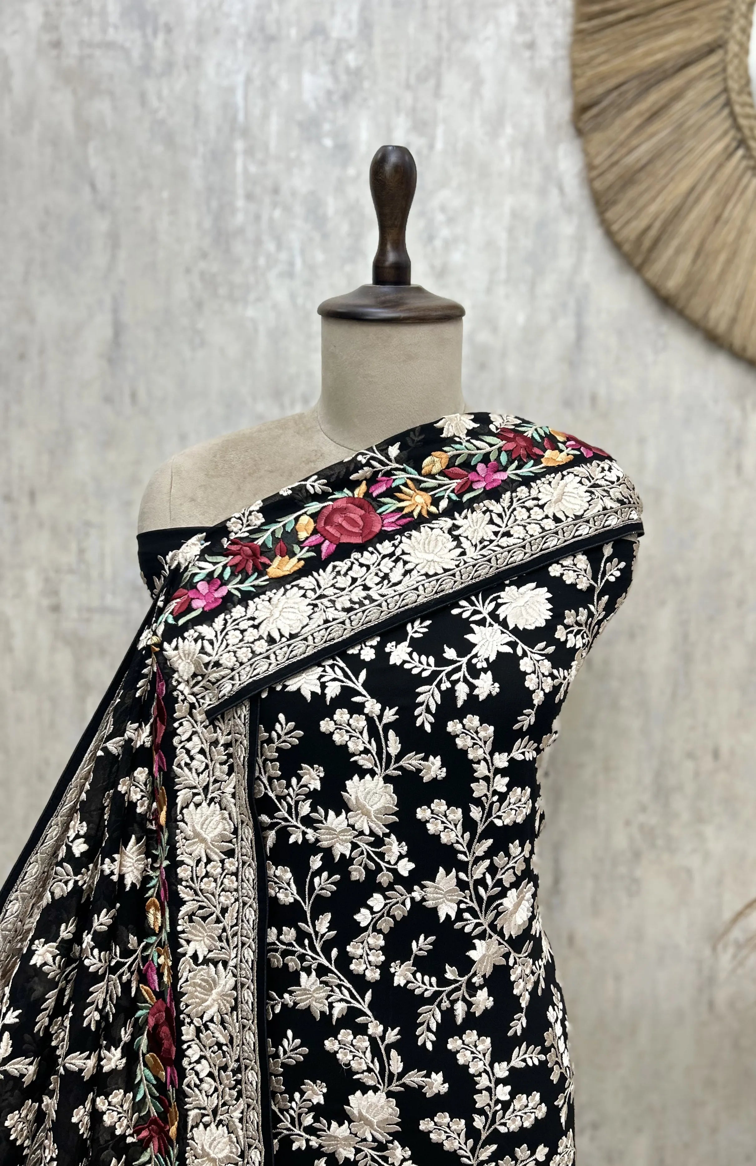 Floral Vine Georgette Unstitched Suit