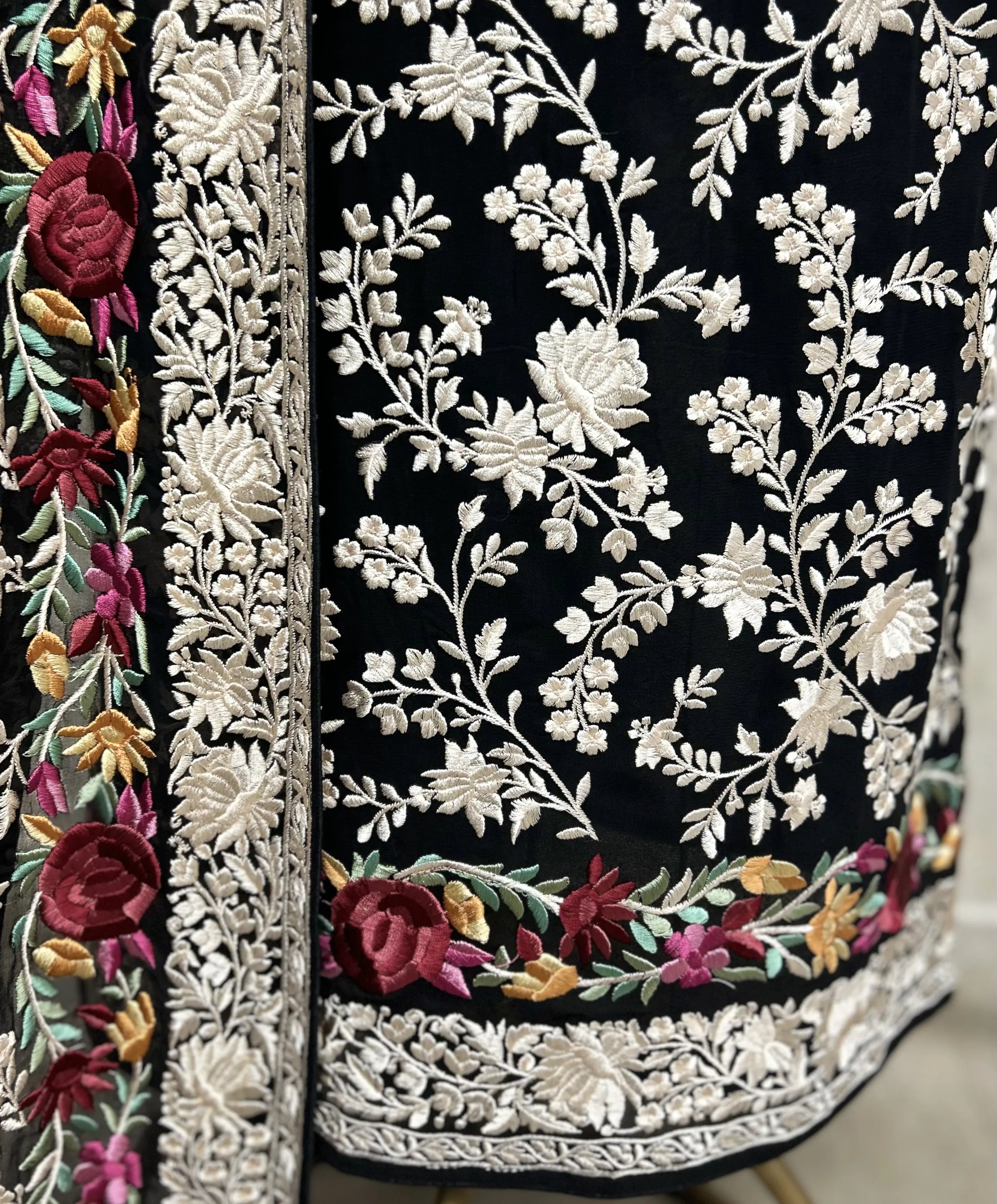 Floral Vine Georgette Unstitched Suit