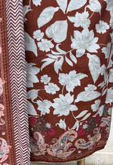 Royal Paisley Elegance Cotton Unstitched Suit