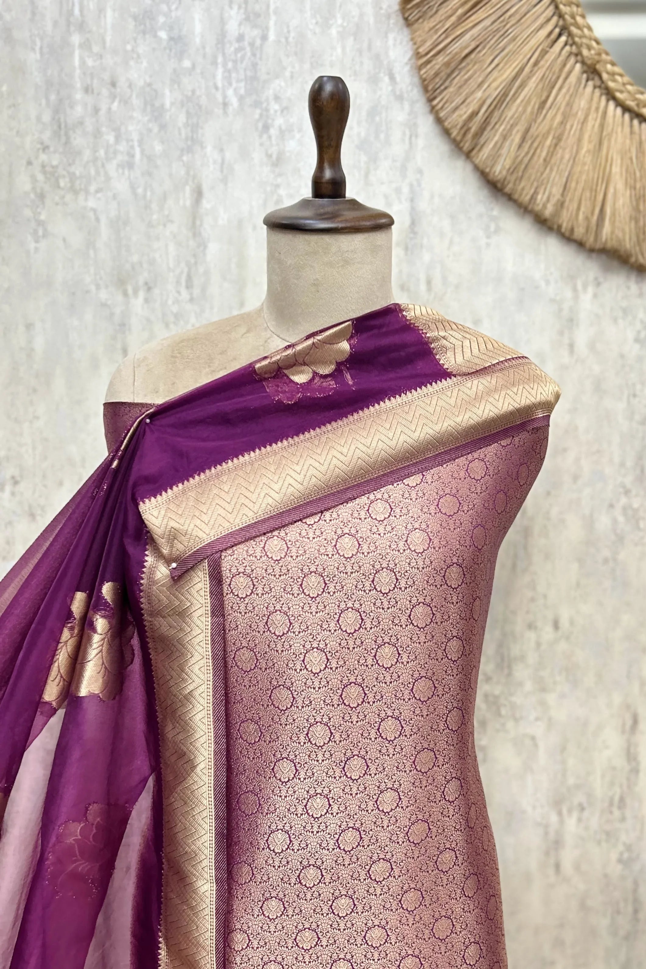 Elegant Brocade Silk Unstitched Suit