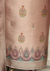 Elegant Dola Silk Unstitched Suit