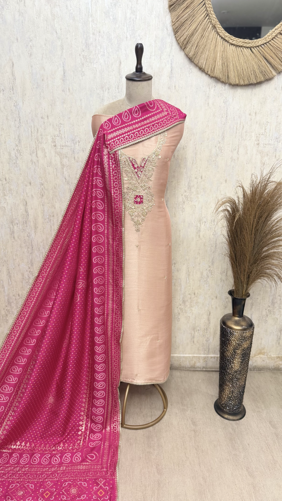 Traditional Ensemble Giraffe Tissue Unstitched Suits