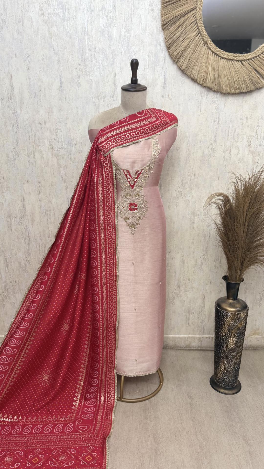 Traditional Ensemble Giraffe Tissue Unstitched Suits