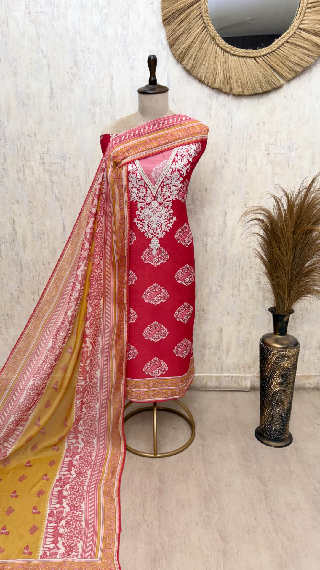 Symphony of Maheshwari Unstitched Suits