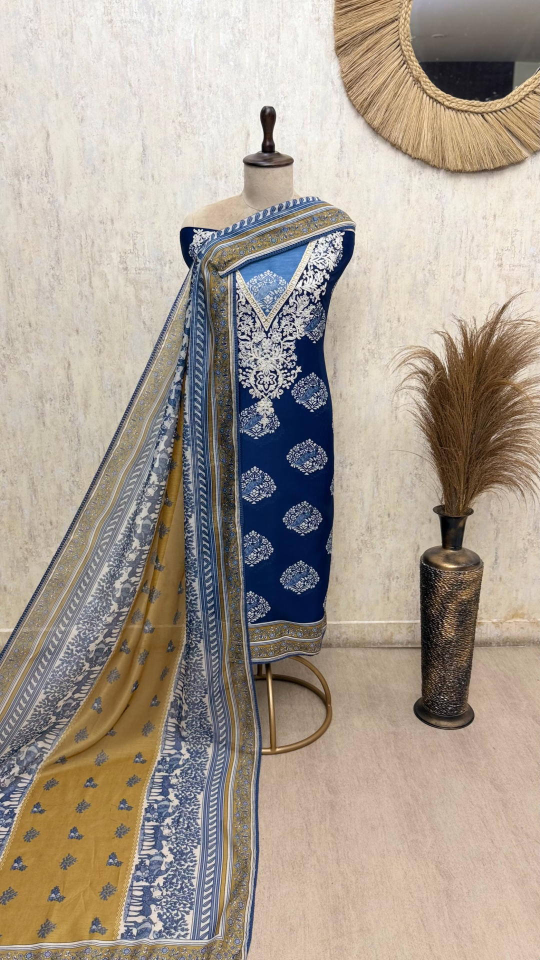 Symphony of Maheshwari Unstitched Suits
