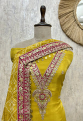 Royal Radiance Tissue Unstitched Suit