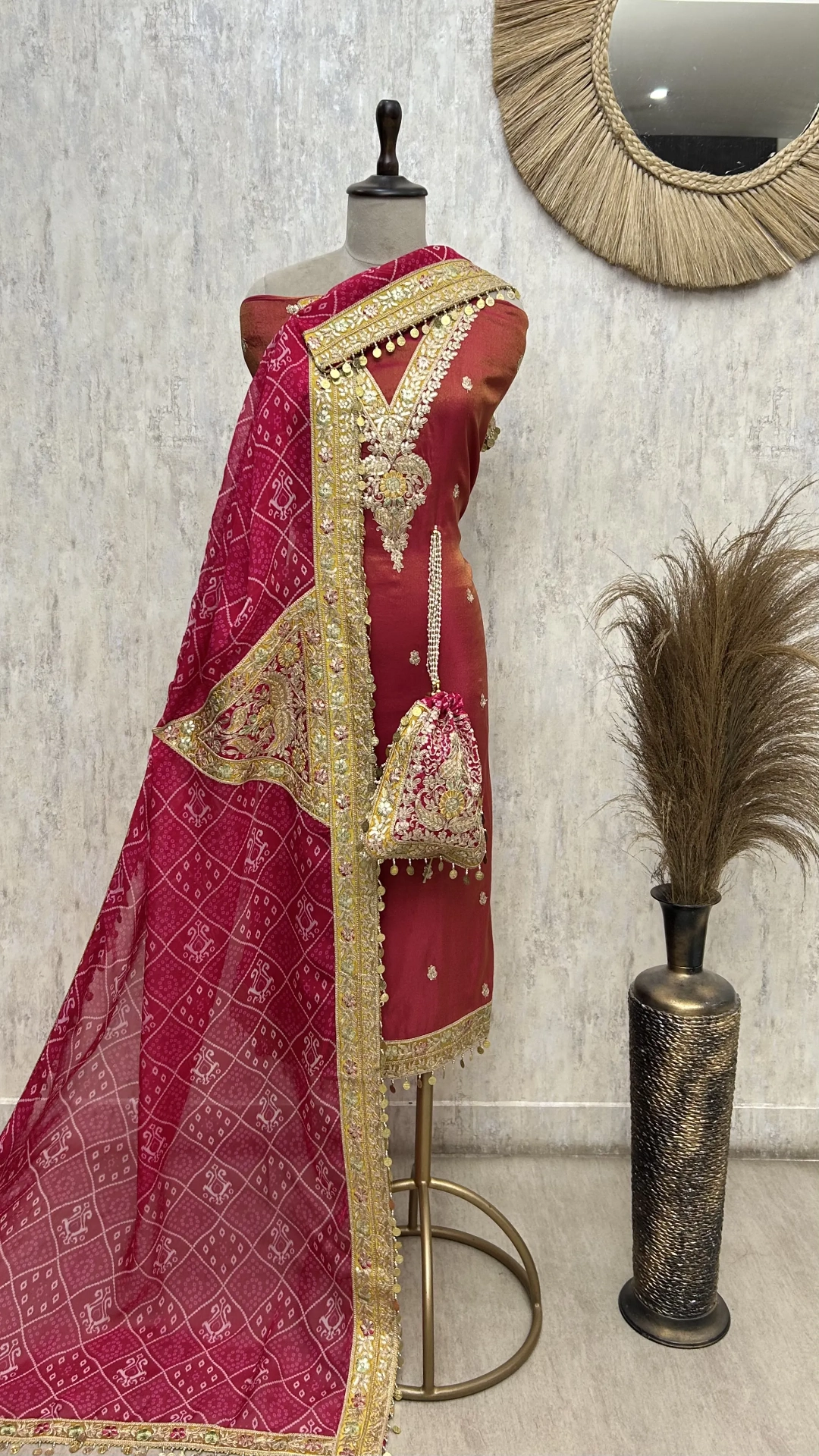 Royal Radiance Tissue Unstitched Suit