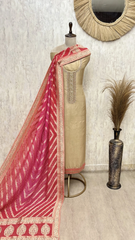 Elegant Tissue Silk Unstitched Suit