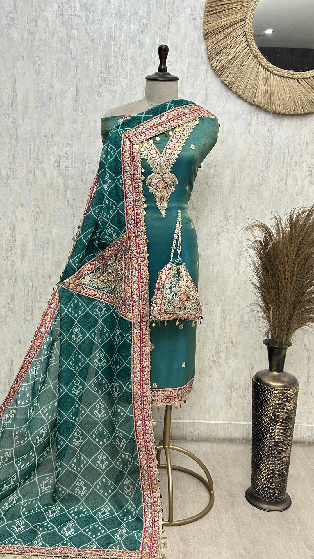 Royal Radiance Tissue Unstitched Suit