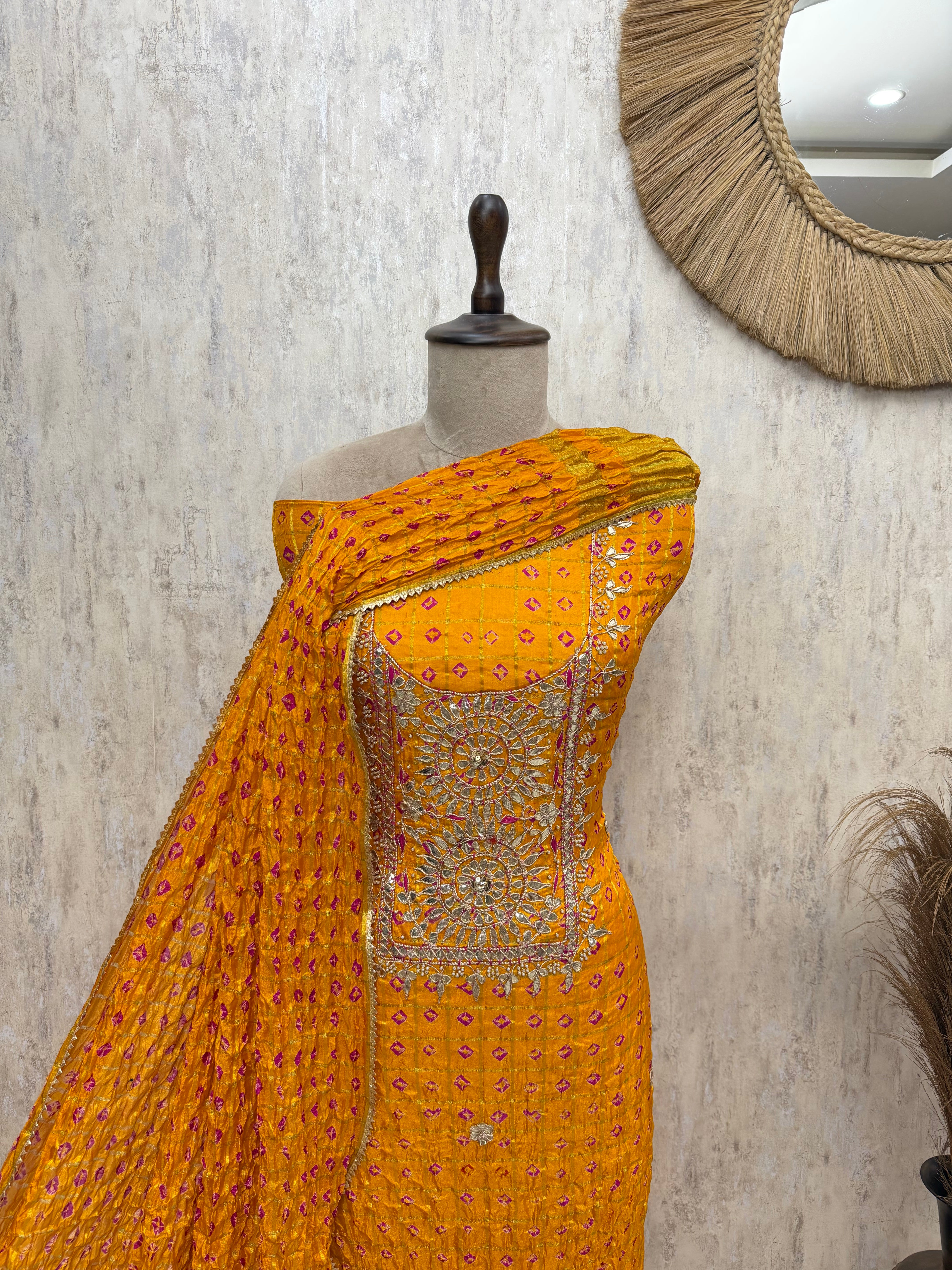 Timeless Elegance Tafetta Silk Unstitched Suits