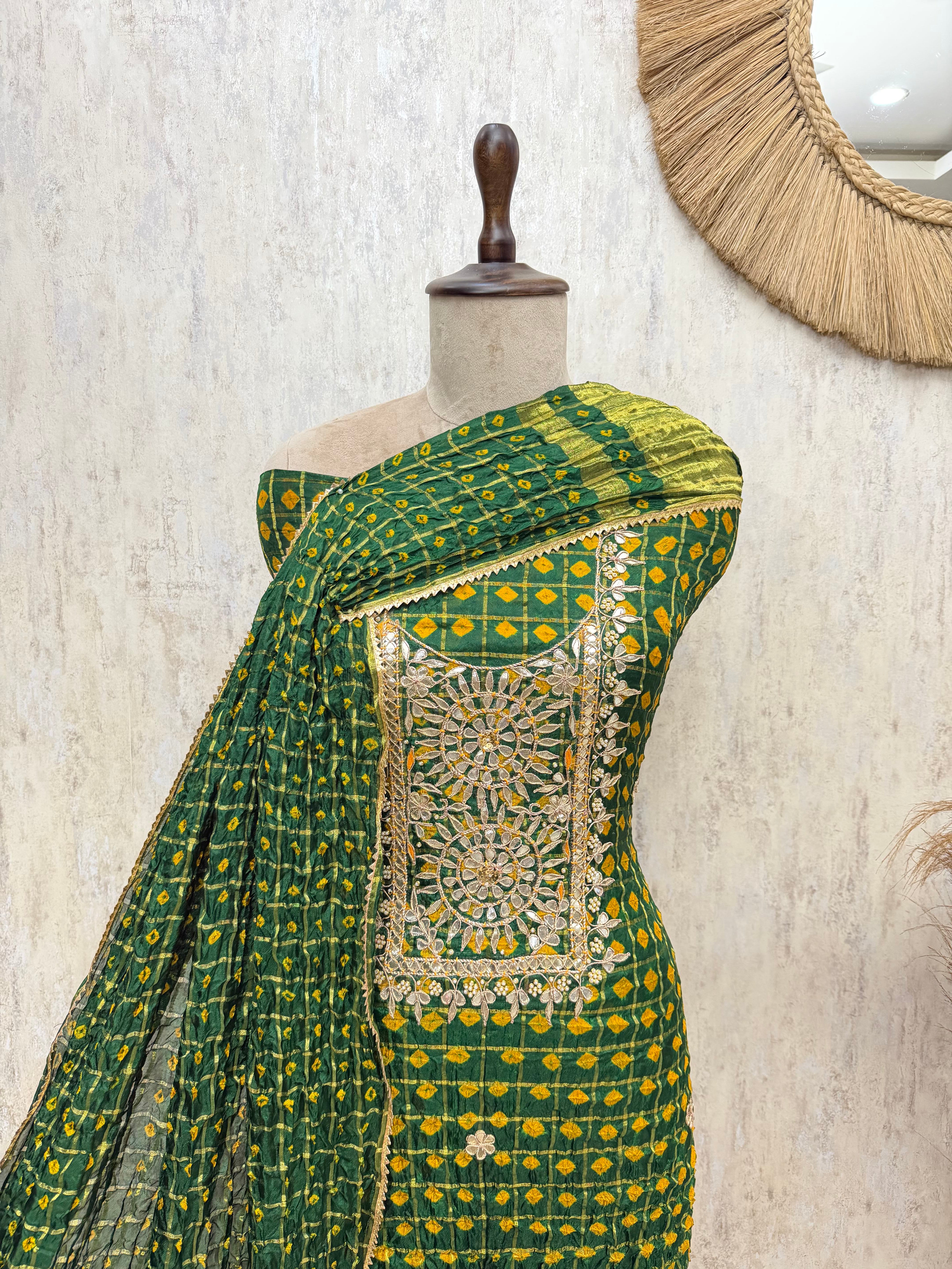 Timeless Elegance Tafetta Silk Unstitched Suits