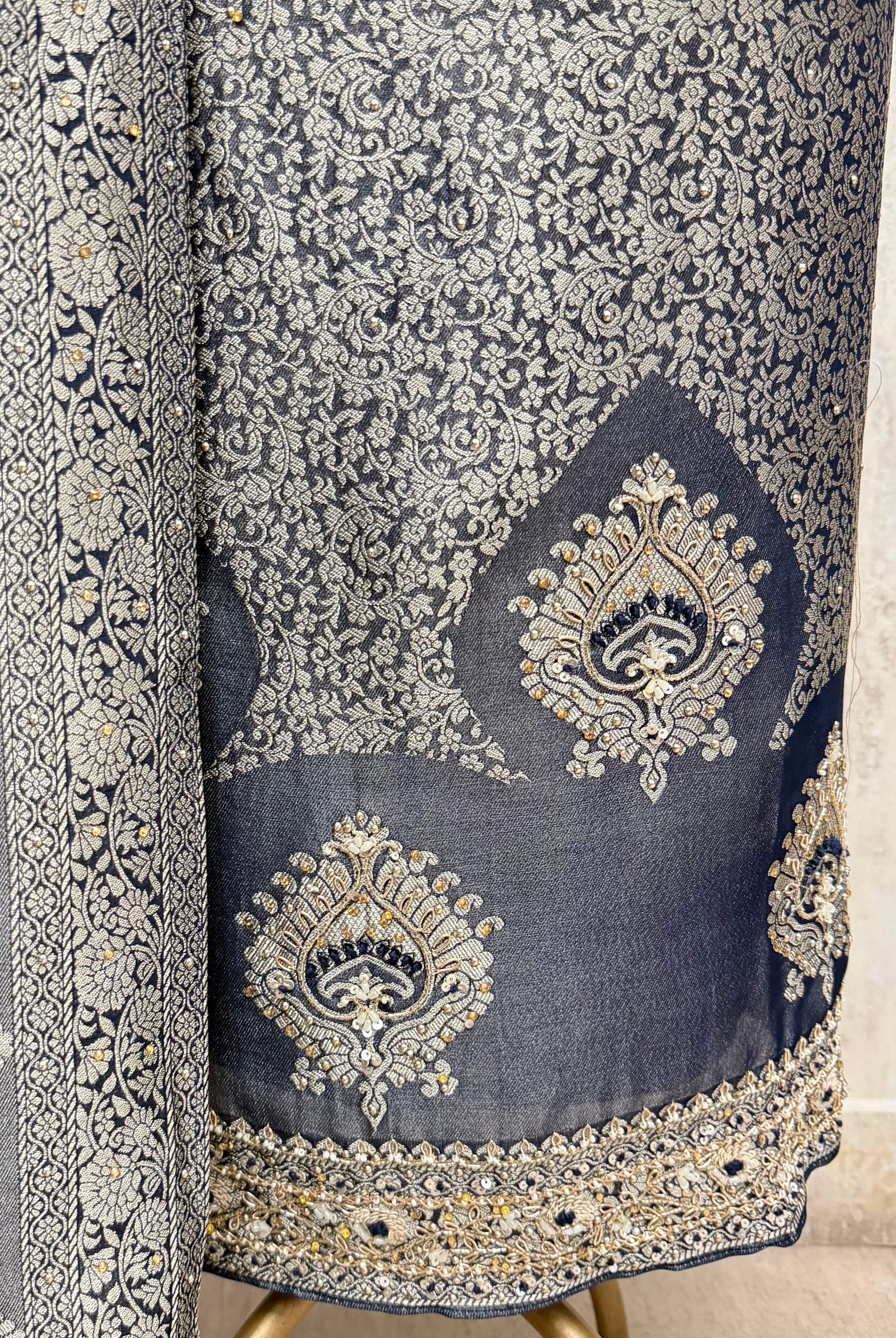 Regal Brocade silk Unstitched Suits