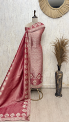 Regal Brocade silk Unstitched Suits