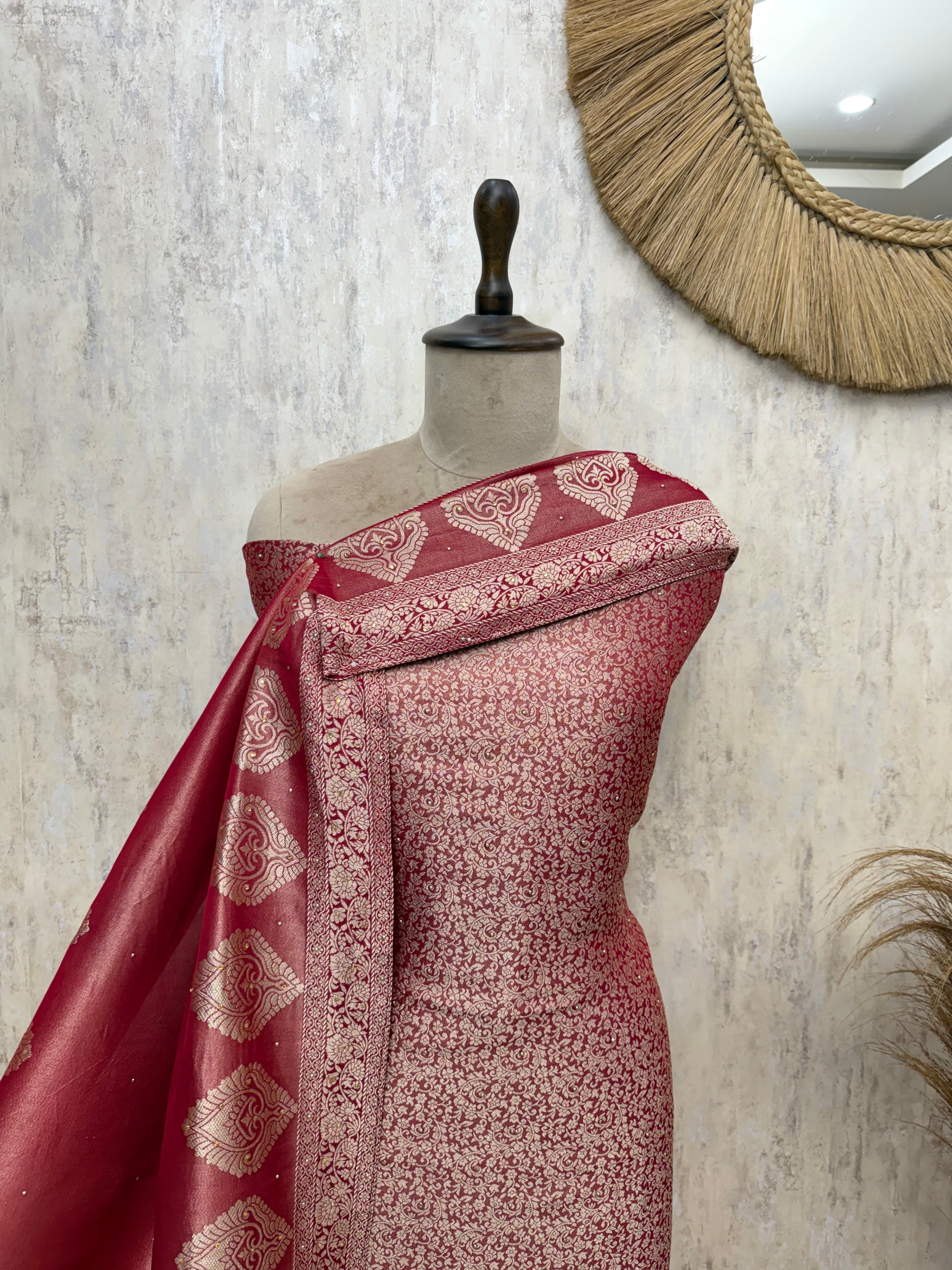 Regal Brocade silk Unstitched Suits