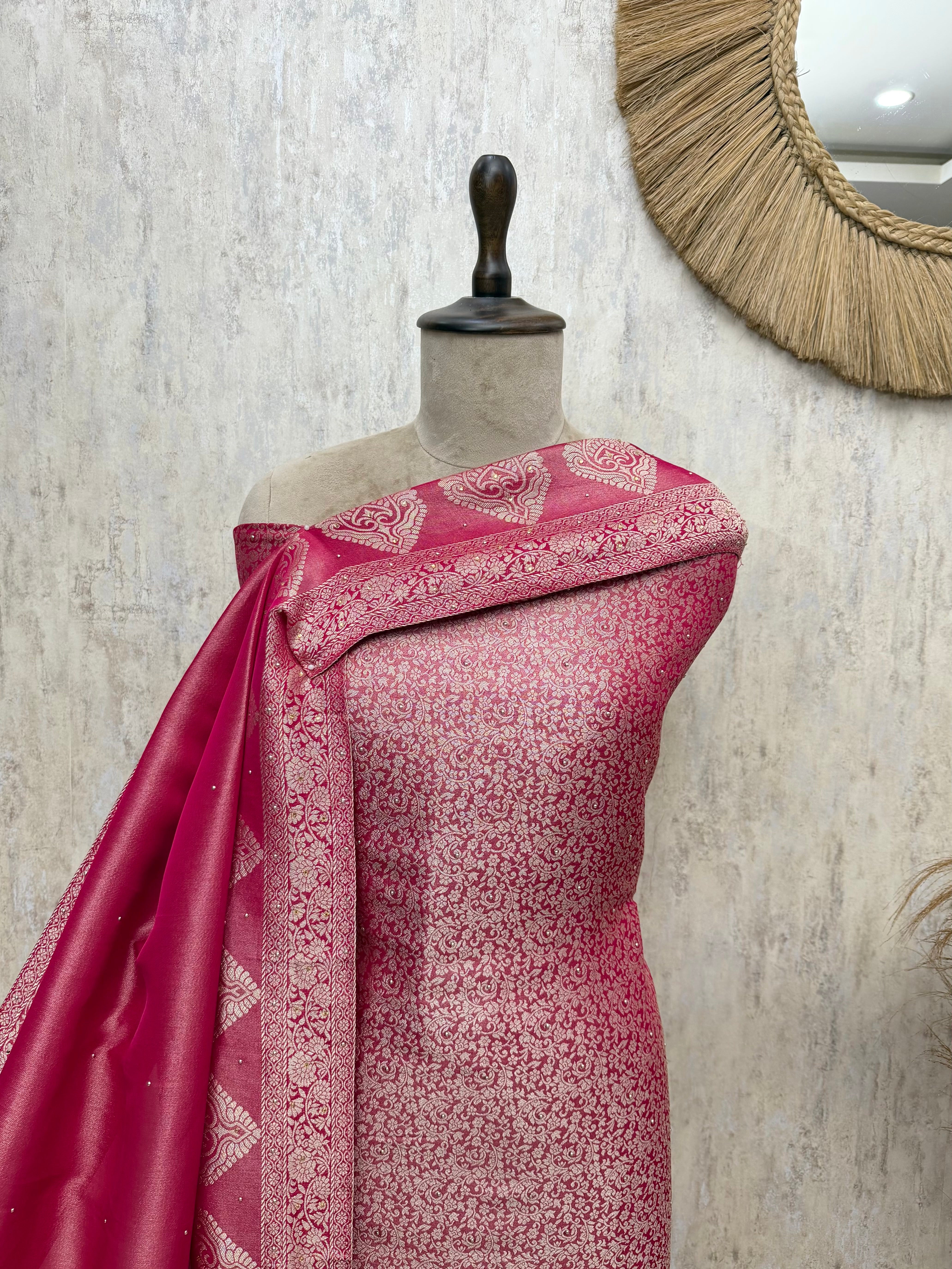 Regal Brocade silk Unstitched Suits