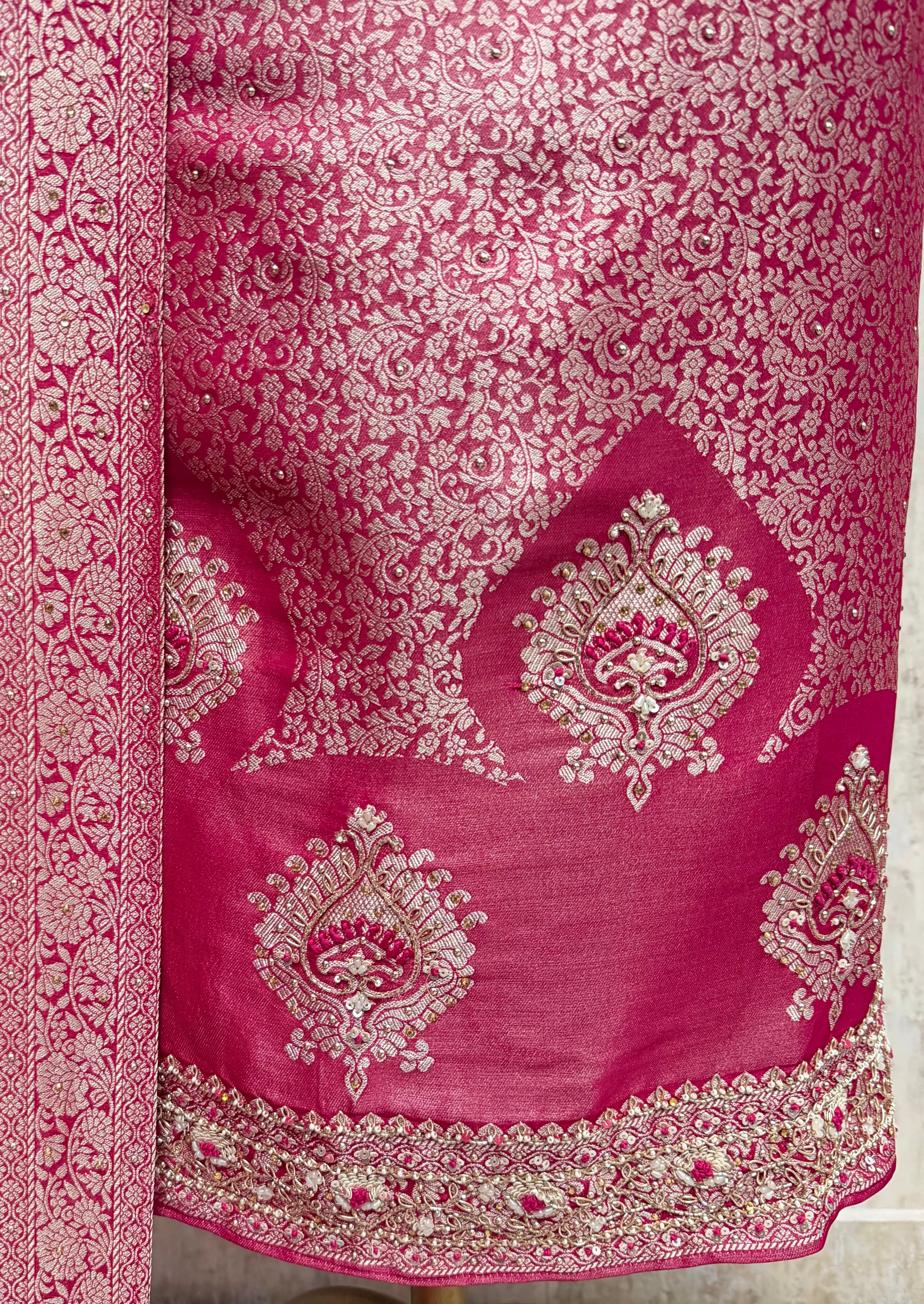 Regal Brocade silk Unstitched Suits
