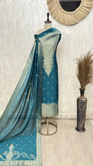 Festive Kanjivaram Unstitched Suit