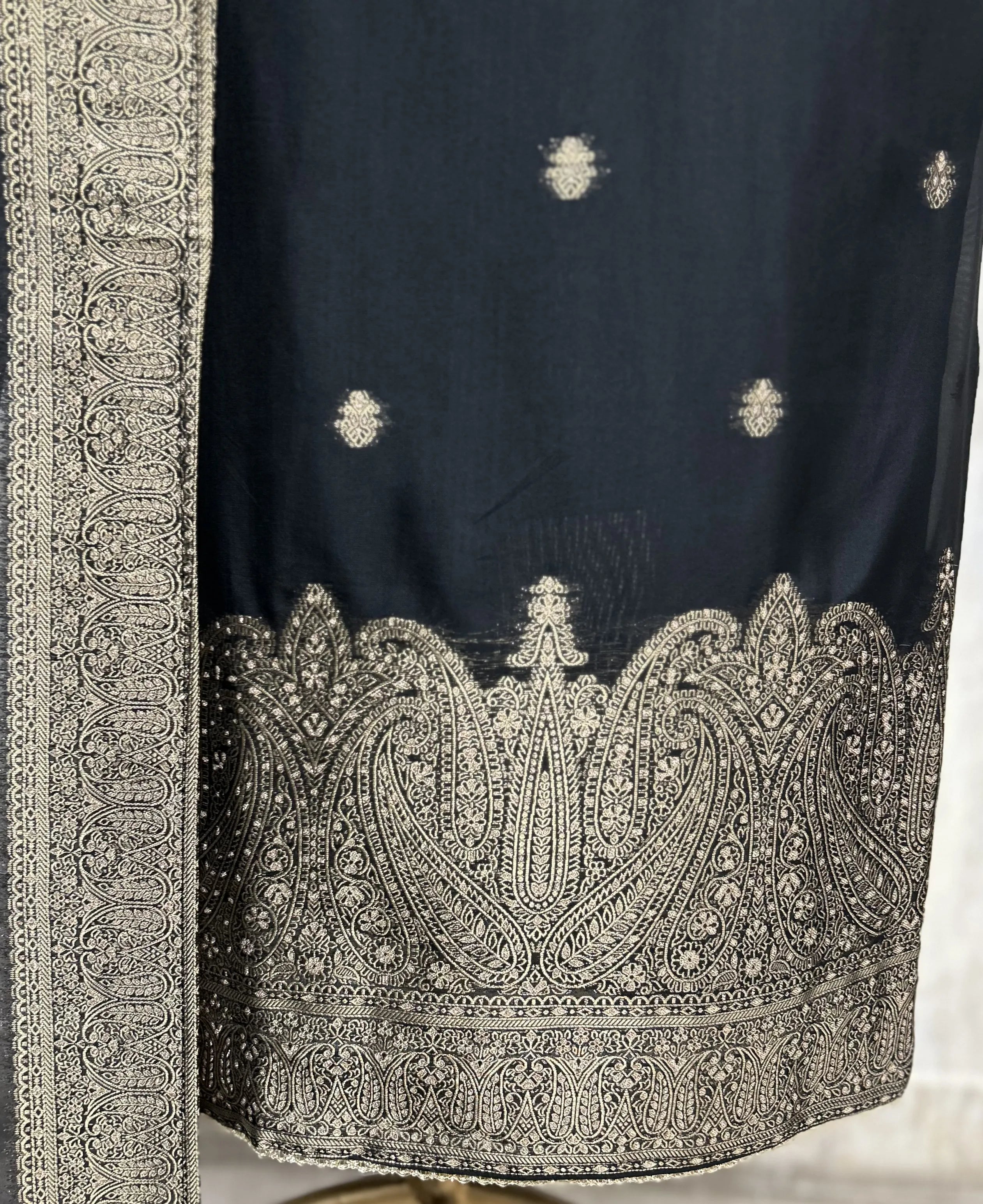 Festive Kanjivaram Unstitched Suit