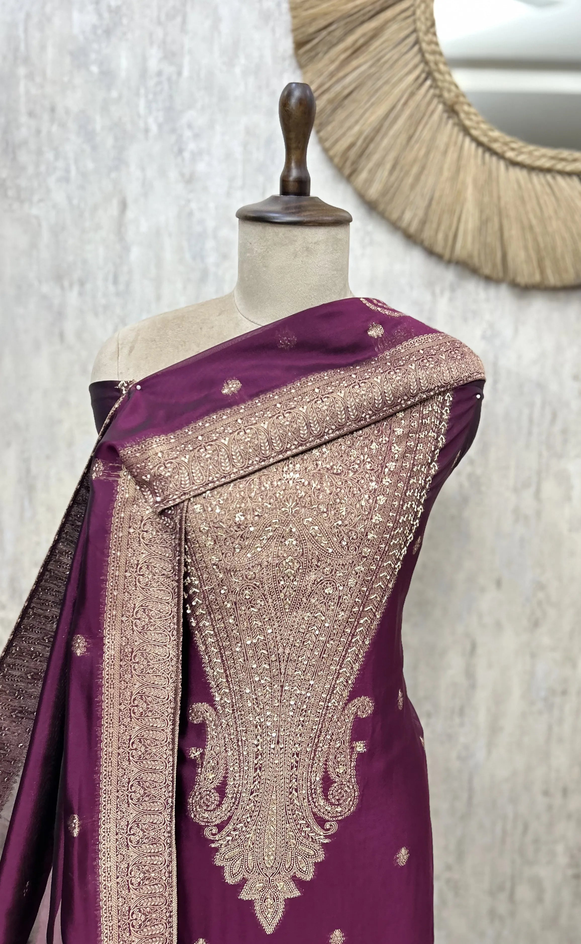 Festive Kanjivaram Unstitched Suit