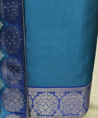 Rich Weave Kanjivaram Silk Unstitched Suit